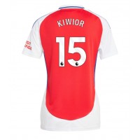 Arsenal Jakub Kiwior #15 Hjemmedrakt Dame 2024-25 Kortermet